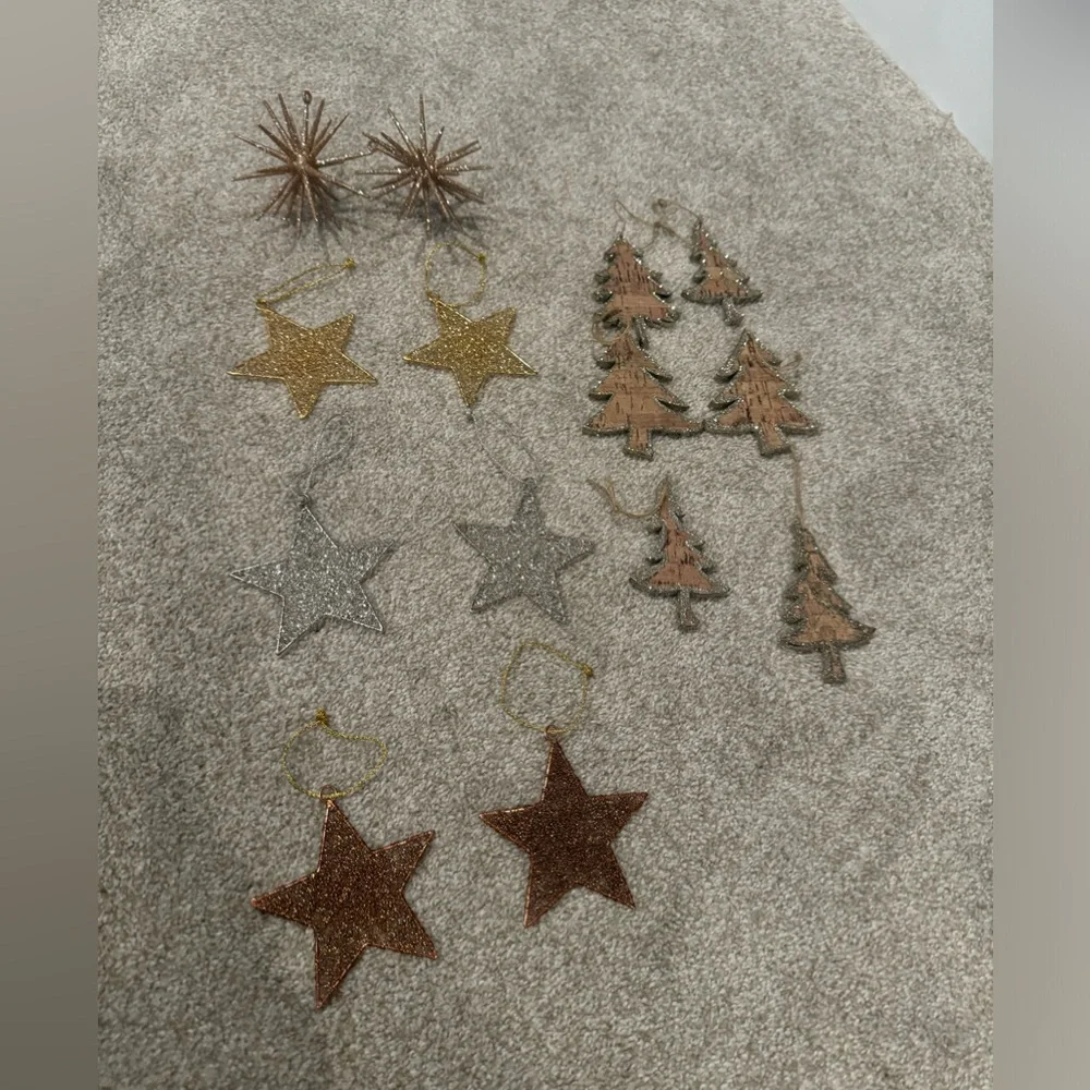 (14) Crate&Barrel Ornaments